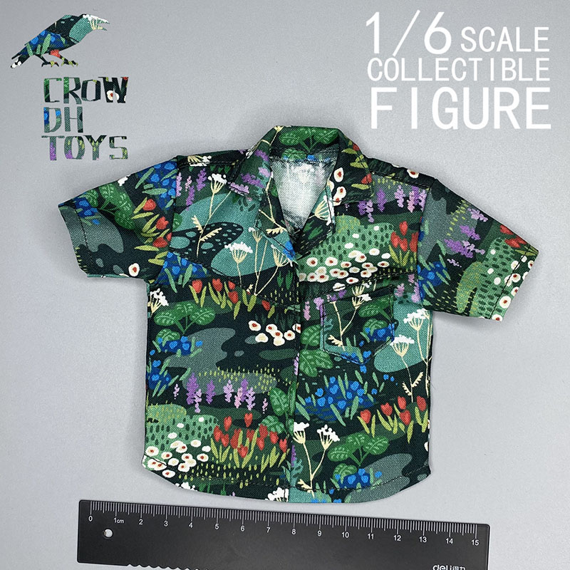 Good Floral & Wedding Decor Supply Photos - 1/6 男性兵士 Tシャツ原宿ハワイアンビーチホリデーシャツ花柄シャツトップス 12 インチアクションフィギュアボディ用