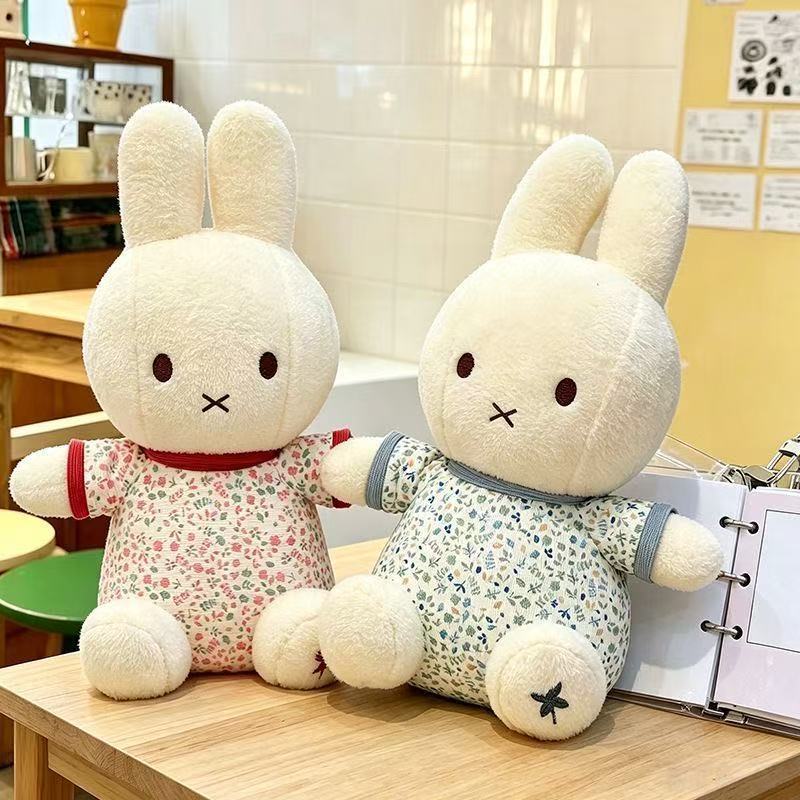 Good Floral & Wedding Decor Supply Photos - 30 センチメートルかわいいミッフィーウサギ花柄ぬいぐるみ人形アニメ周辺クリエイティブデザイン甘いなだめるような装飾人形かわいい誕生日ギフト