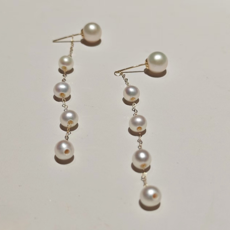 DIY アクセサリー本物の 18 K ゴールド天然白淡水真珠 - Wedding Package Gold のレビューと価格
