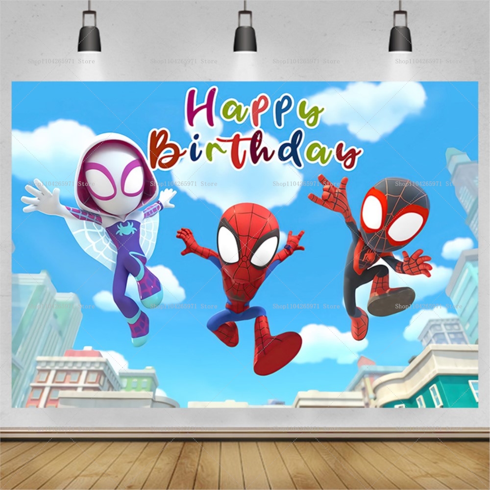ディズニー スーパーヒーロー写真撮影背景幕 子供の誕生日漫画 - Wedding Superstar のレビューと価格
