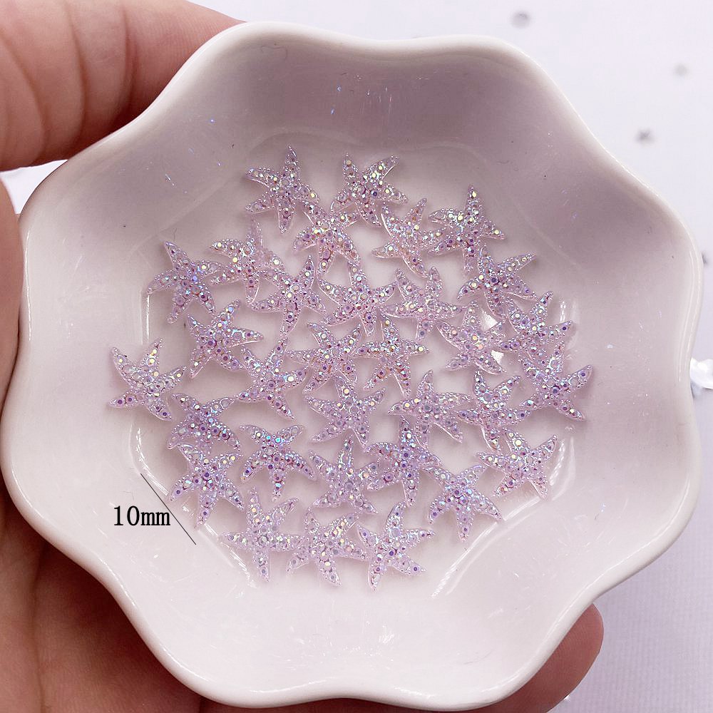 10ミリメートルミニ光沢のあるスターネイルアート100個ヒト - Wedding Superstar のレビューと価格