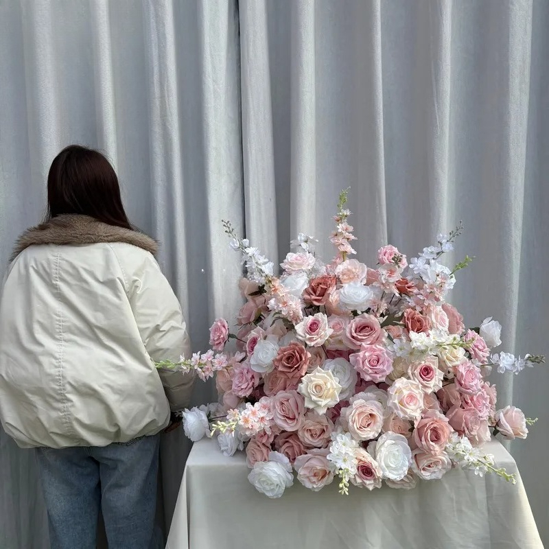 高級シルク造花ボール高品質装飾ウェディングテーブルオーナメン - Wedding Supply Factory のレビューと価格