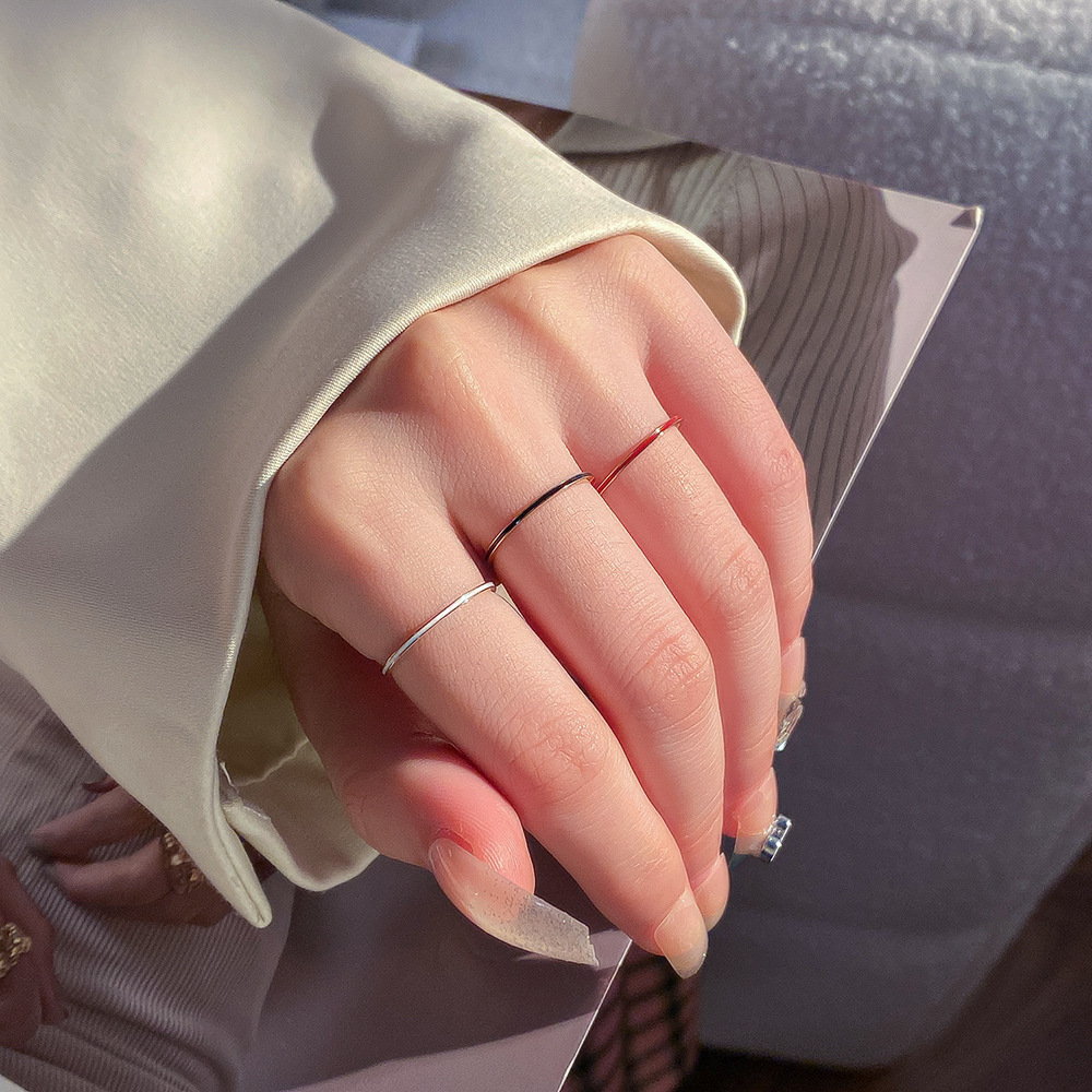 チタン鋼ローズゴールドカラー1mm薄型リング レディース テ - Wedding Zone のレビューと価格