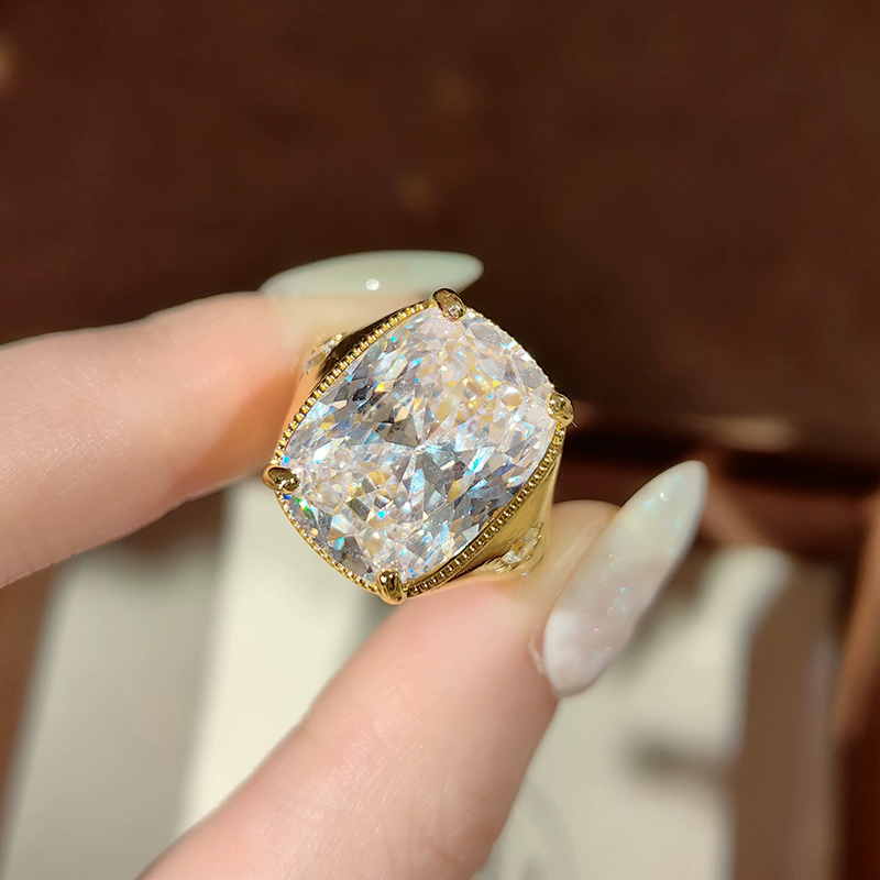 プレミアムスターリング 10 カラットジルコンスーパーフラッ - Wedding Superstar のレビューと価格
