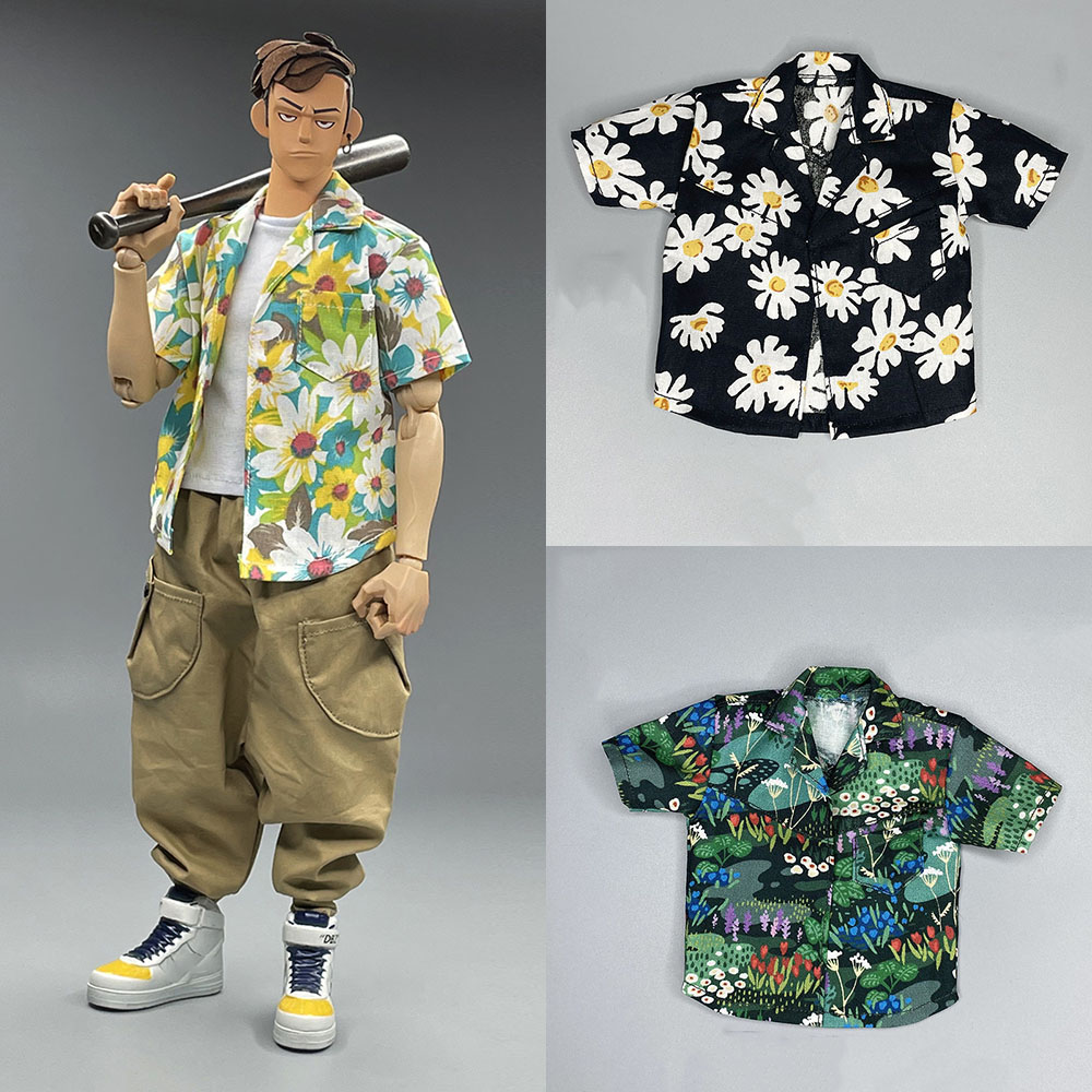 1/6 男性兵士 Tシャツ原宿ハワイアンビーチホリデーシャツ - Good Floral & Wedding Decor Supply Photos のレビューと価格