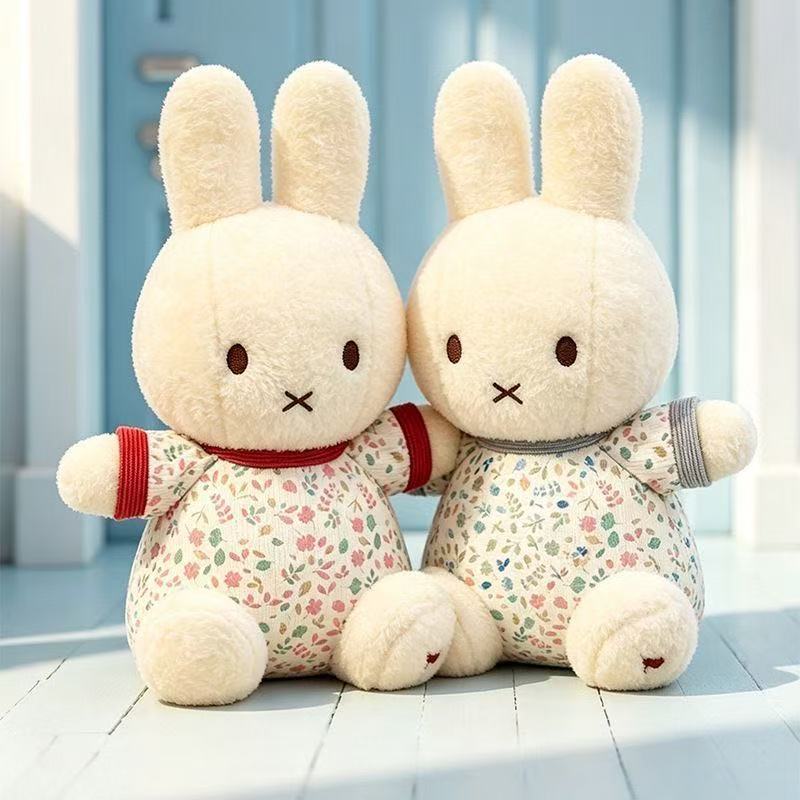 30 センチメートルかわいいミッフィーウサギ花柄ぬいぐるみ人 - Good Floral & Wedding Decor Supply Photos のレビューと価格